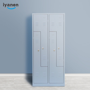 Armadio <span class=keywords><strong>Portascope</strong></span> da Esterno con Serratura a 2 Ante e 4 Ripiani <span class=keywords><strong>per</strong></span> Attrezzi da Giardino e Patio, Armadietto Metallico in Acciaio <span class=keywords><strong>per</strong></span> la Pulizia - Product Image 4