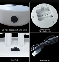 Enseigne néon en forme d'étoile alimentée par USB et piles pour chambre à coucher, mariage, fête d'anniversaire, salle de jeux, décoration lumineuse du Nouvel An et de Noël