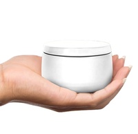 Nouvelles boîtes en fer blanc de qualité alimentaire pour cosmétiques, crème pour les yeux, crème pour le visage, poudre libre, 8 oz, couleurs personnalisées, couvercle à encastrer, sans joint, de luxe