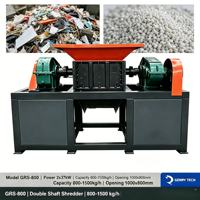Machine à déchiqueter les câbles GRS800 1500 Kg/h, moteur en alliage de cuivre et d'aluminium, automatique, haute productivité avec convoyeur d'alimentation