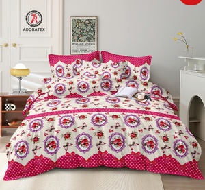 AL MOUNA Draps De Lit 4 Pièces En Tissu 100% Qualite Vente En Gros Bon Marche Pour <span class=keywords><strong>La</strong></span> Maison Et L'hotel - Product Image 1