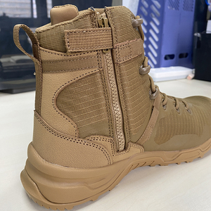 Bottes tactiques légères DF22 TSB04 pour hommes, hautes, en nylon imperméable, pour la randonnée en plein air, la montagne, toutes saisons, beige - Product Image 5