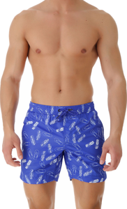 Short de sport en coton pour hommes Séchage rapide Nouveau style Imprimé Short de plage Motif vintage uni Short de bain personnalisé à la mode - Product Image 5