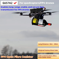 En Existencia, Bobina de Fibra Óptica Desnuda G657A2 de 0.25mm 0.27mm para Drones, Cable de Fibra Óptica Monomodo de 40km 50km 60km