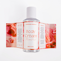 Autocollants en vinyle personnalisés, imperméables, résistants à l'huile, avec logo privé, impression laser en rouleau pour les cosmétiques, les flacons de shampoing