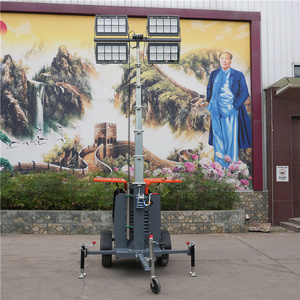 Tour d'éclairage mobile avec réservoir de carburant de <span class=keywords><strong>100</strong></span> L, moteur Kubota de 3,5 kW, 400 W*4 LED, station d'éclairage remorquable - Product Image 4