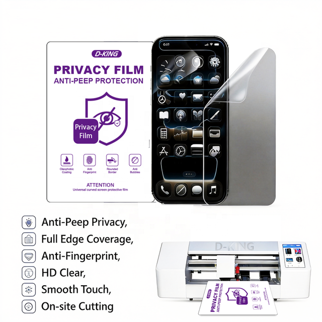Universal Privacy Anti-Peep Anti-Spy Flexible Hydrogel Screen Protectors Film Sheet for Mobile Phone Film Cutting Machine
