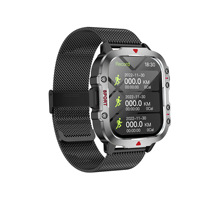 Reloj Inteligente C41 Pro en Oferta de Fábrica, Pantalla Táctil Completa de 2.19 Pulgadas, Llamadas por Bluetooth, Monitor de Actividad Física, Linterna LED, Pulsera Inteligente C41pro