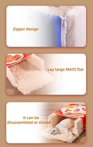 Nueva caja de aperitivos, cama de felpa para mascotas, Caja de galletas completamente cerrada, forma cálida, suave, cortavientos, lindo cojín extraíble para casa de gato, nido para mascotas - Product Image 4