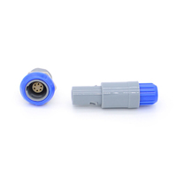 Connecteurs OEM Push Pull B K S 2-10 Multi-Pin IP67 Plaqué Or Laiton 12A Compatible Fil Utilisation Médicale Câble Lemos