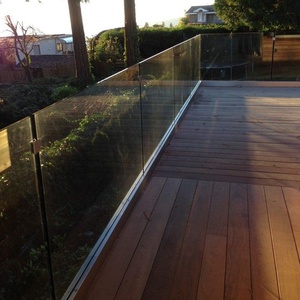 Nhôm ống kính chủ cho U kênh kính lan can DIY cài đặt cầu thang & ban công sử dụng biệt thự kệ kính kẹp - Product Image 5