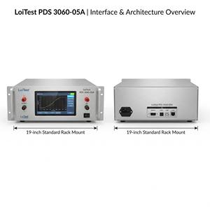 Alimentation programmable triple canal haute résolution LoiTest PDS 3060-05A avec écran tactile LAN/USB/RS232 - Product Image 5