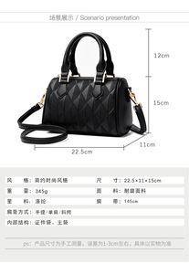 Wholesale Products Fashion Women Boston Bags Large Capacity Handbags Pattern Cross Body Bag Inspired Designer Casual <b>Tote</b> - Product Image 5