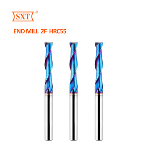 Fraise spirale en carbure monobloc avec revêtement Nano Blue, fraises CNC pour le bois, outil de coupe en carbure pour la sculpture - Product Image 6