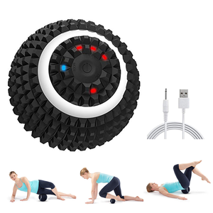 Masseur <span class=keywords><strong>vibrant</strong></span> de <span class=keywords><strong>fitness</strong></span> et de yoga rechargeable par USB à 4 vitesses, <span class=keywords><strong>appareil</strong></span> à batterie au lithium 2400 mAh, boule de massage vibrante électrique - Product Image 1