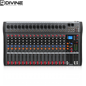 Consola mezcladora de audio profesional de 16 canales serie CT con función <span class=keywords><strong>MP3</strong></span>/BT/grabación USB, almohadilla de soporte, IPhone, Android - Product Image 1