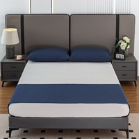 Sábana Plana Antiestática de Alta Eficacia, Protección ESD, 400 Hilos, Ecológica, para Todas las Estaciones, 60x265cm, 95% Algodón