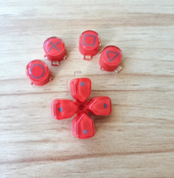 Boutons de manette PS5, boutons D-PAD et ABXY pour manette PS5, pièces de rechange DIY pour coque PS5