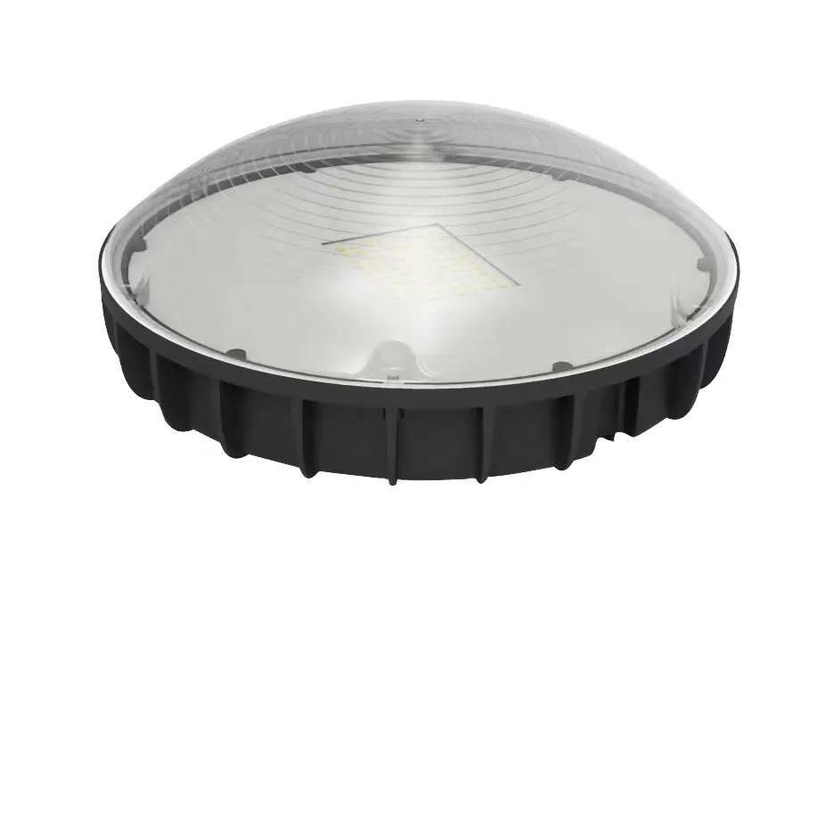 Nuova forma rotonda 50W 80W sensore di movimento baldacchino luce cct potenza regolabile bianco rotondo baldacchino dimmerabile LED luce del baldacchino di parcheggio