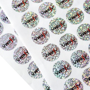 Étiquette holographique laser UV personnalisée en film jetable arc-en-ciel, autocollant détachable pour vin et artisanat de bougies - Product Image 6