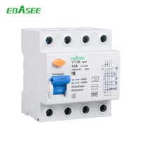 EBASEE Disyuntor de Corriente Residual Tipo B 2P 4P 25/32/40/63A RCCB