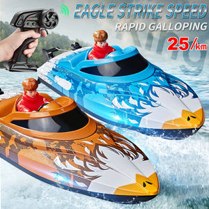 Nuovo Modello Barca <span class=keywords><strong>RC</strong></span> 2.4GHz con Batteria Ricaricabile 7.4V 700mAh, Lunga Autonomia, Controllo a 120m, Prestazioni da Corsa 25KM/h per Bambini - Product Image 2