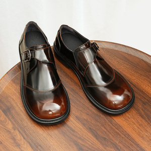 Costume formel haut de gamme de style britannique, style professionnel classique et élégant avec franges gravées au laser, chaussures en cuir véritable pour hommes - Product Image 4