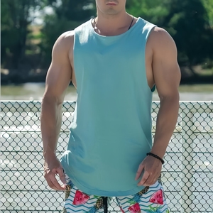 Camiseta Deportiva Personalizada con Logotipo para Hombre, Talla Grande, Transpirable, Ecológica, de Secado Rápido, Antiarrugas, 100% Algodón, 180 GSM, para Correr y Entrenar - Product Image 2