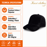 Casquettes de baseball de qualité supérieure en polyester/coton, 6 panneaux, ajustables, personnalisées, sportives, broderie à la main, respirantes, imperméables