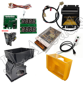 Kit di Montaggio Fai-da-Te per Distributore Automatico a Monete <span class=keywords><strong>JY</strong></span> 142, Include Scheda Timer, Accettatore di Banconote, Serbatoio Monete, Alimentatore - Product Image 1