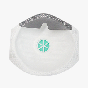 Masker Wajah FFP2/FFP3, respirator masker wajah sekali pakai klip hidung plastik