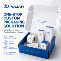 Boîte d'expédition en carton ondulé personnalisée pour l'e-commerce, emballage recyclable, boîte en papier pliable avec taille et logo personnalisés