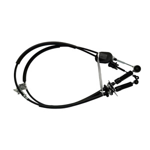 Honda Accord Manual Shift Cable 5-6 <b>Speed</b> 2003-2007 Rubber Jacket Steel Core Black <b>Control</b> Cable - Product Image 4