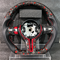 Volant en fibre de carbone forgé style M Sport Track pour BMW F30 F10 E92 F84 F82 F20 F36 M3 M4 M5, pièces intérieures automobiles