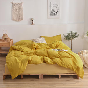 Juego de Ropa de Cama Nórdica de Microfibra, Funda de Edredón de Color Sólido, Juego de Tres Piezas con Funda de Almohada, Personalizable con Logotipo, para Todas las Temporadas, 100% Poliéster - Product Image 6