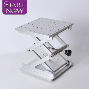 लेजर मार्किंग मशीन के लिए स्टारअब छोटे लिफ्ट प्लेटफॉर्म 200 एक्स 200 मिमी लेजर अंकन मशीन स्टेनलेस स्टील समायोज्य मैनुअल मिनी लिफ्टिंग टेबल - Product Image 3