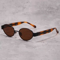 Lunettes de soleil ovales à monture intégrale UV400 de marque de créateurs pour enfants MOSI, de haute qualité, personnalisées, unisexes, rétro