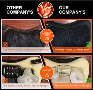 Almohada de masaje de espalda y cuello Shiatsu de precio competitivo para hombro, cintura, mano, masajeador de espalda versátil - Product Image 5