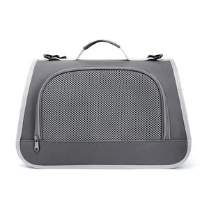 फोल्डेबल टिकाऊ एयरलाइन ने पालतू जानवरों के लिए यात्रा वाहक ऑक्सबर्ड सामग्री जिपर बंद करने वाले कुत्ते छोटे जानवरों के लिए क्लासिक शैली - Product Image 5