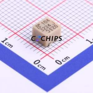 Résistance/potentiomètre réglable 3224J-1-104E SMD-3P, 4,6x3,5 mm 100 kOhm 10 % 250 mW 100 ppm/ ℃ - Product Image 1