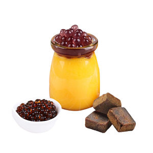 Perles de Boba Éclatantes au Sucre Roux de Qualité Supérieure pour Bubble Tea, Garniture pour Boissons en Bouteille, Vente en Gros, Boba Éclatantes Commerciales Premium - Product Image 2