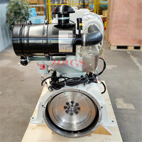 China modificado 6BT 5.9L 300hp 3000RPM Kit de conversión de motor marino con caja de cambios para barco de arrastre de potencia