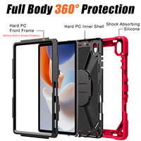 Étui de protection industriel pour tablette Samsung Tab S12 Plus en silicone et polycarbonate pour entrepôt et service sur site