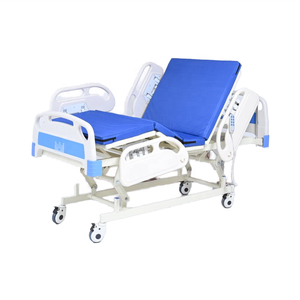 Lit de soins à domicile en acier <span class=keywords><strong>durable</strong></span> lit de soins infirmiers ICU équipement médical ABS à trois fonctions garantie manuelle électrique de 3 ans pour l'hôpital - Product Image 6