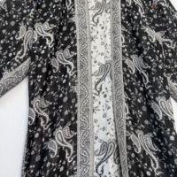Ensemble Abaya, Cardigan et Châle en Pashmina, Fait main, Long et Élégant, Idéal pour les festivals et la maison, Abaya personnalisée