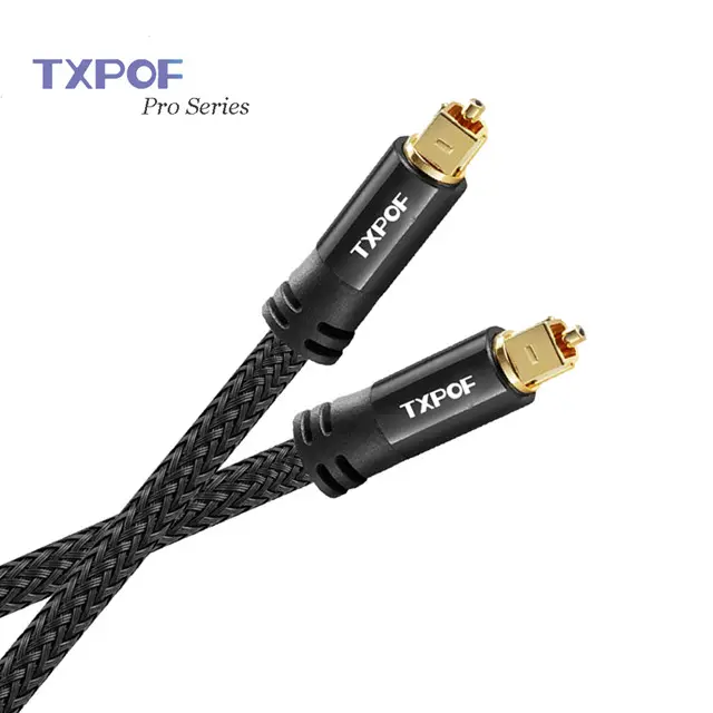 Twitch — câble Audio en Fiber optique OD6.0, mâle à mâle, Toslink, câble tressé de remplacement pour Xbox 360, PS3, PS4, ordinateur portable