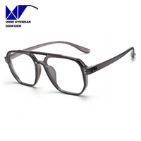 Monture de lunettes optiques TR90 personnalisée OEM, taille 52-17-145, légère et confortable, pour adultes unisexes, MOQ flexible (100 pièces)