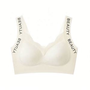 <span class=keywords><strong>Sujetadores</strong></span> sin Costuras Transpirables para Mujer de Talla Grande, Soporte Suave, Antideslizantes, Tirantes Ingleses, Logotipo en la Copa, Push-Up, para Uso Diario en Verano - Product Image 6