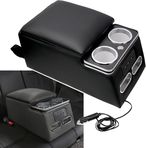 Accoudoir universel multifonction avec boîte de rangement, nouvelle collection, boîte accoudoir de voiture multifonctionnelle avec chargeur sans fil - Product Image 4