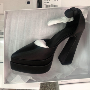 Sandales en soie à plateforme tendance, chaussures pointues confortables, talons compensés pour femmes - Product Image 6